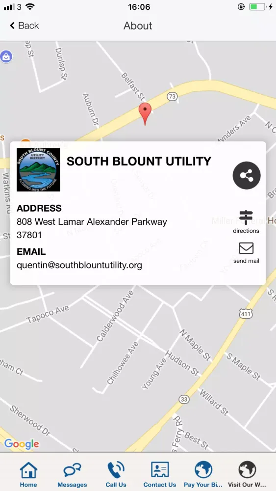 South Blount Utility Screenshots