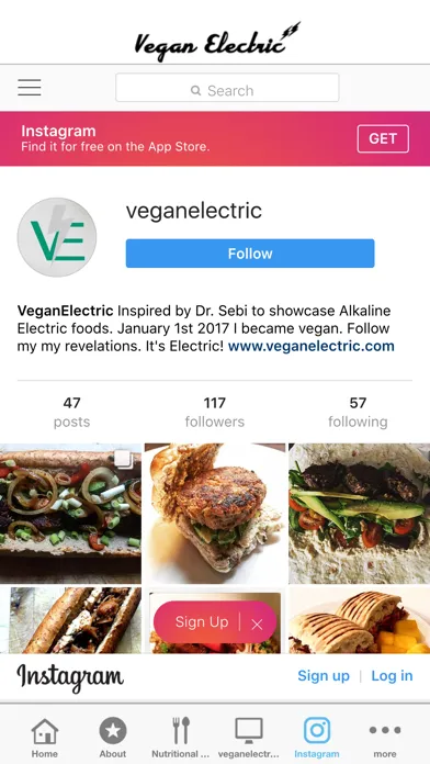 Captures d'écran de The Vegan Electric
