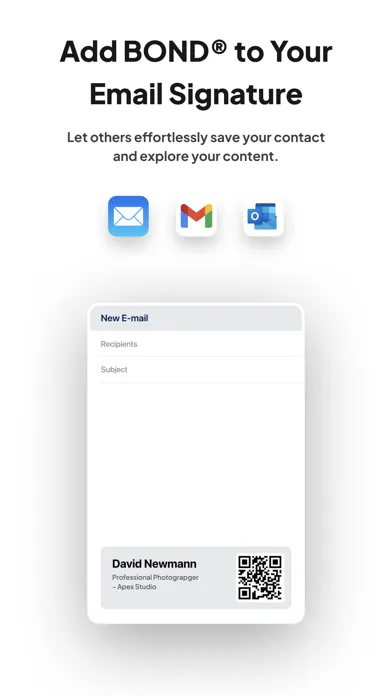 تصاویر Bond – Digital Business Card