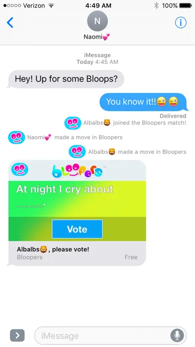 Bloopers - A card game of LOL vs OMG 스크린샷