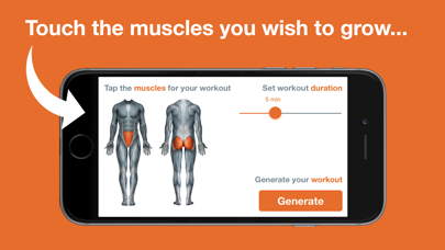 Captures d'écran de Touch Me - Custom Workouts