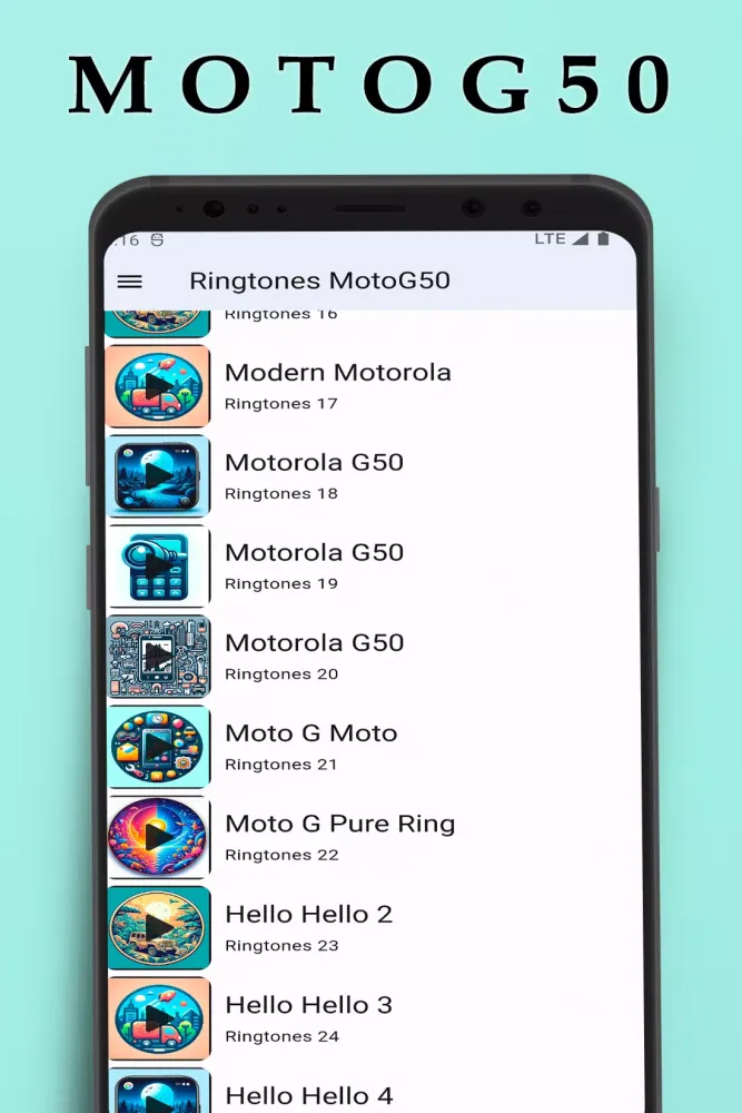 تصاویر Ringtones Moto G50