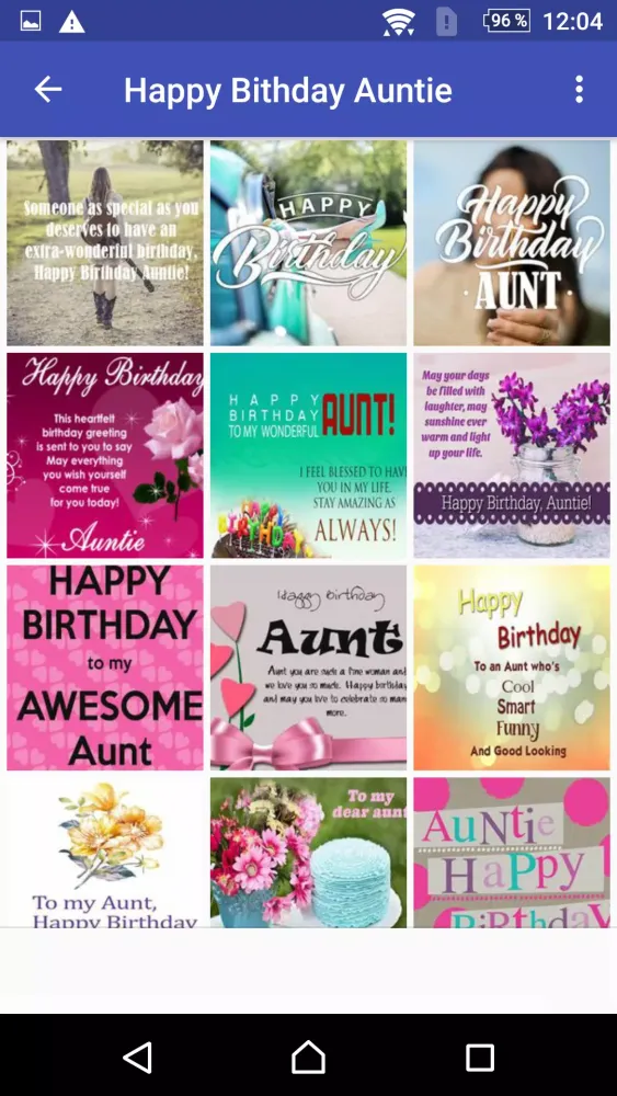 BIRTHDAY AUNTIE Screenshots