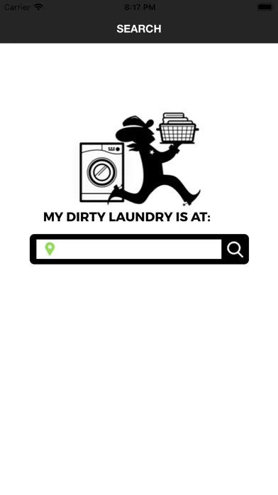 Capturas de tela do Laundry-App