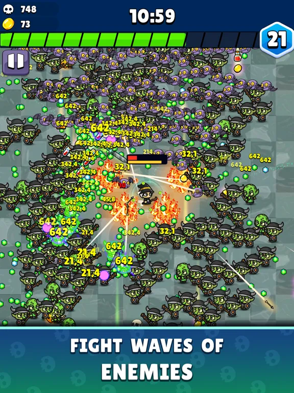 Tangkapan skrin Rise of Necromancer iPad 