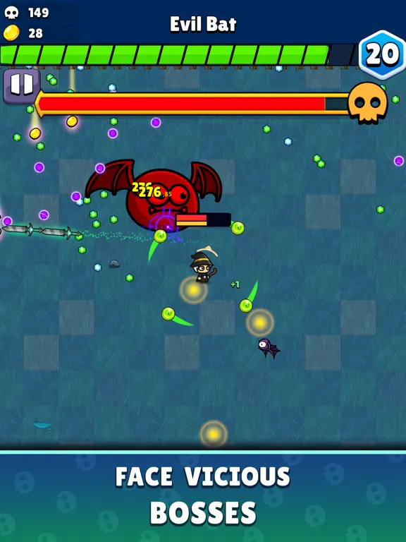 Tangkapan skrin Rise of Necromancer iPad 
