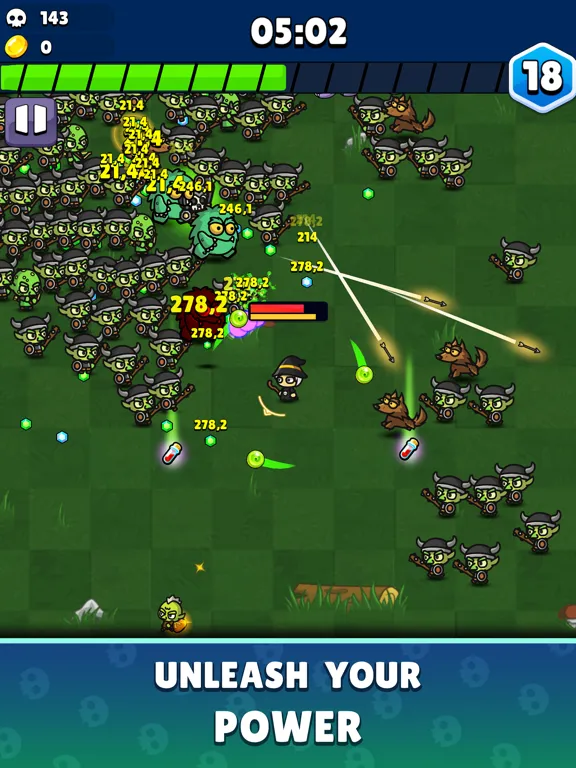Tangkapan skrin Rise of Necromancer iPad 