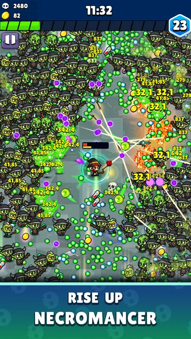 Tangkapan skrin Rise of Necromancer
