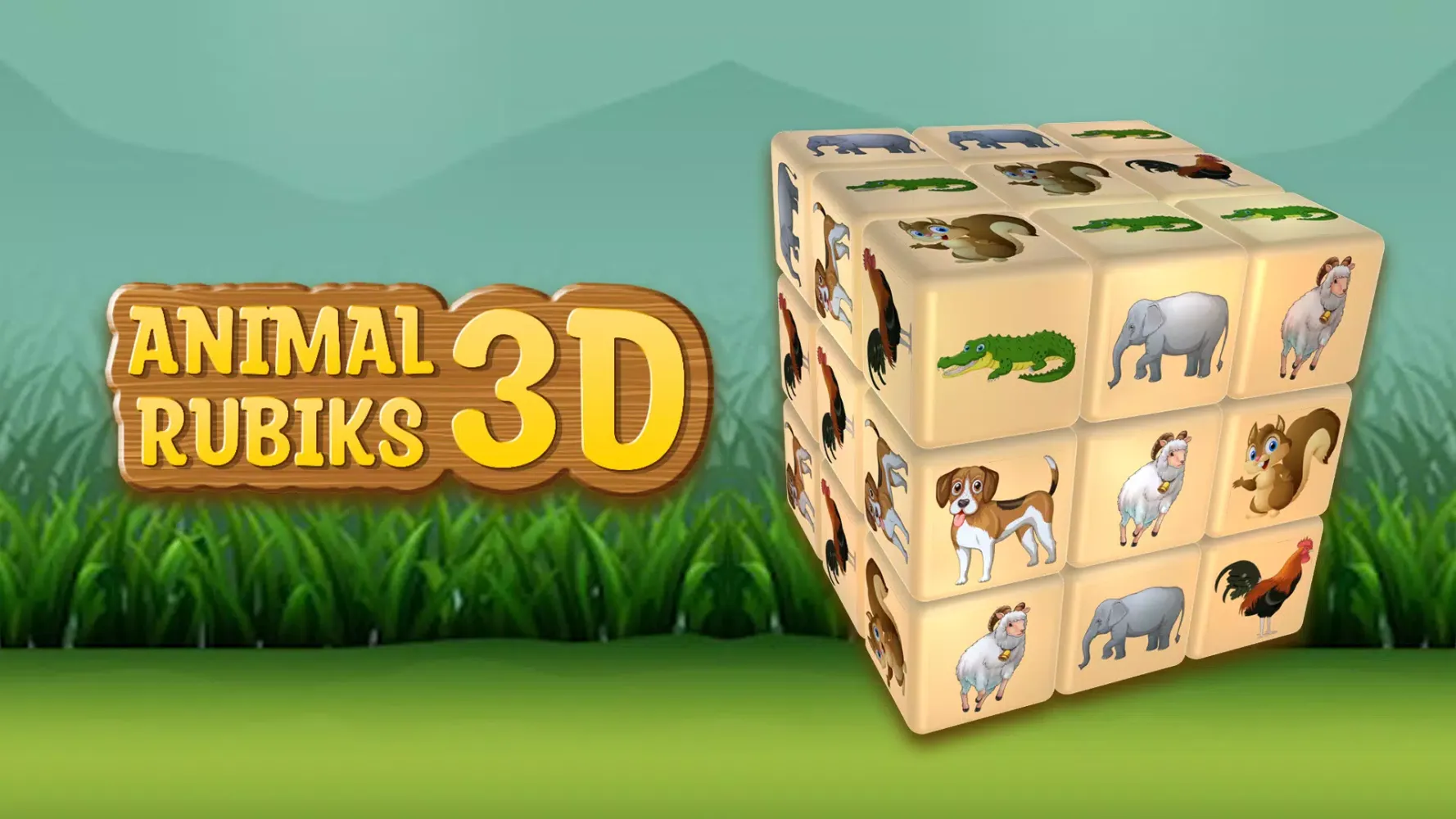 Animal Rubiks Cube Solver Puzz Screenshots