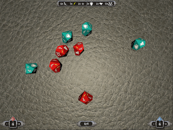 Capturas de tela do Sword & Sorcery Dice Tray iPad 