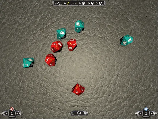 Sword & Sorcery Dice Tray iPad  स्क्रीनशॉट