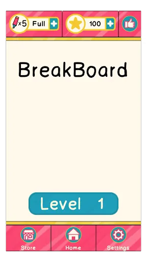 BreakBoard : Brick Breaker スクリーンショット