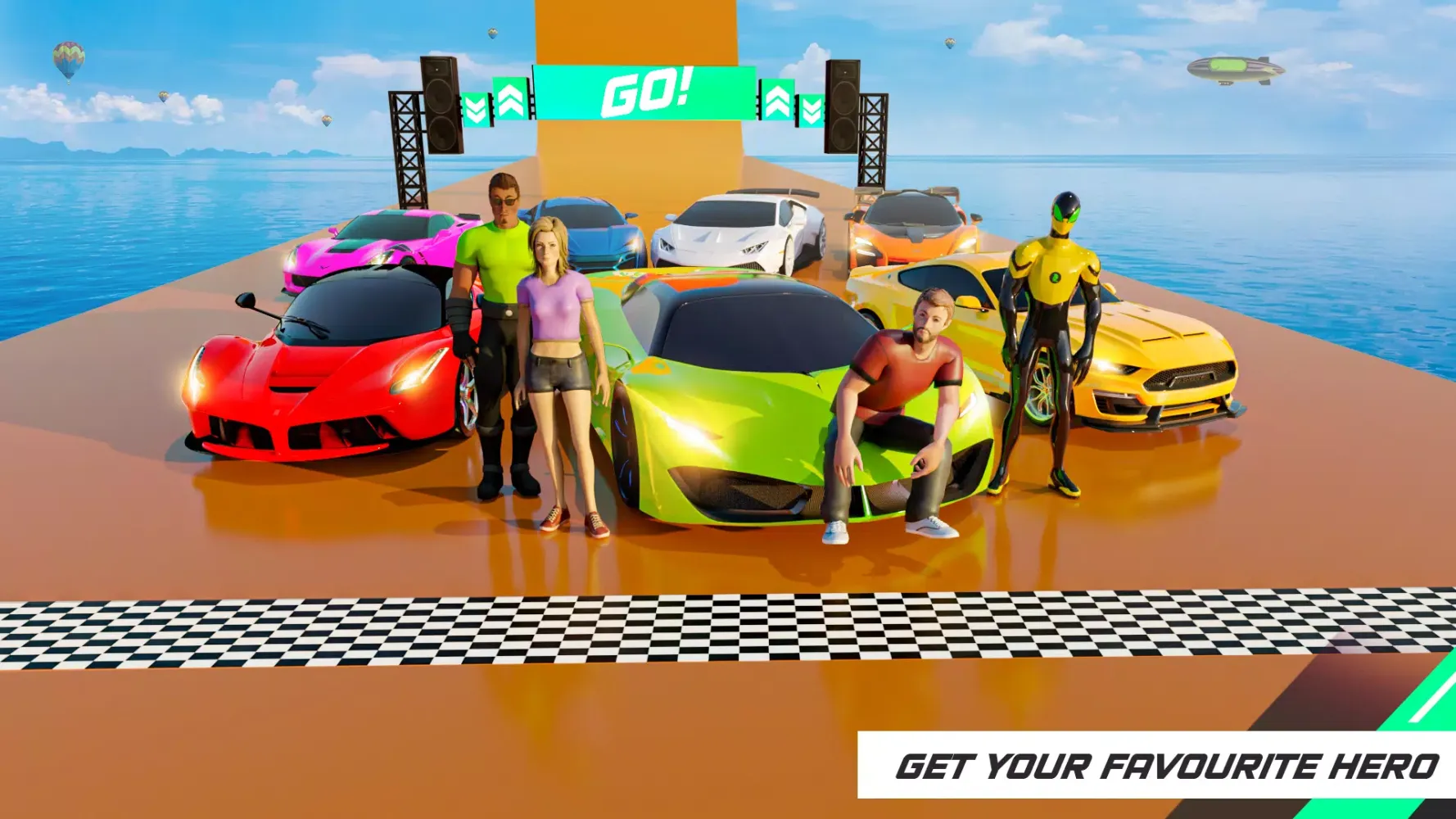 Capturas de pantalla de Mega Ramp Car Stunt Games 3D