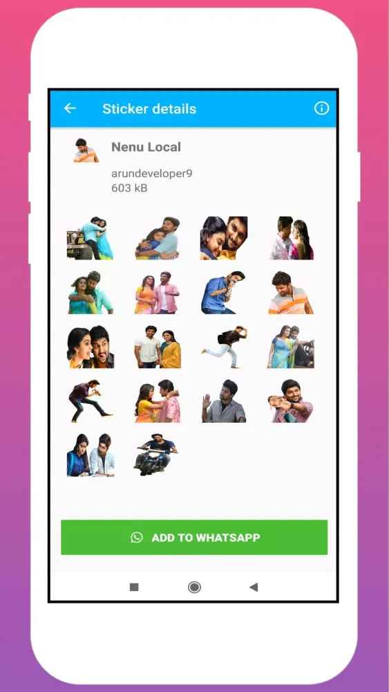 Nani Stickers Screenshots