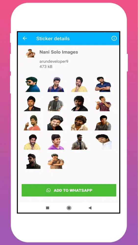 Nani Stickers Screenshots