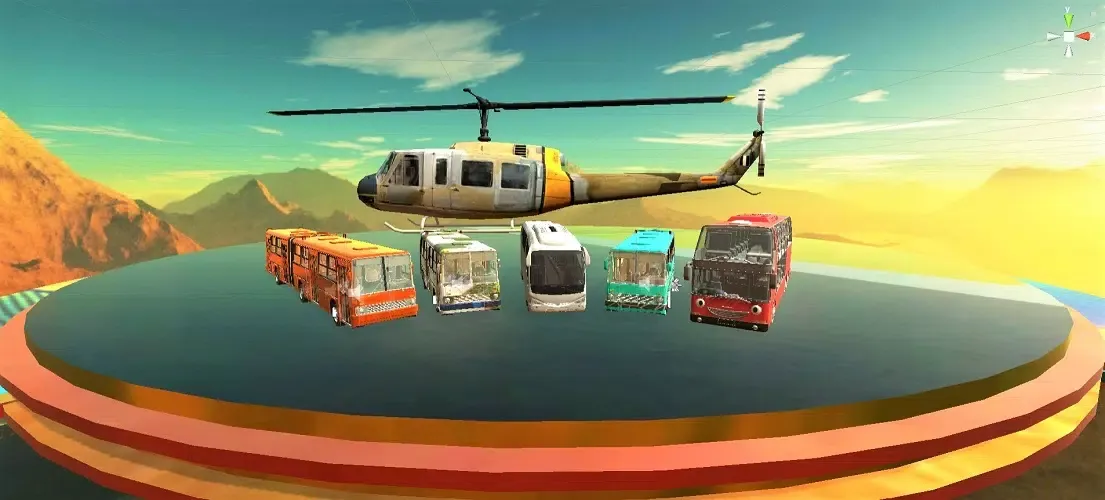 Capturas de tela do Bus Simulator : Mega Ramp 2021