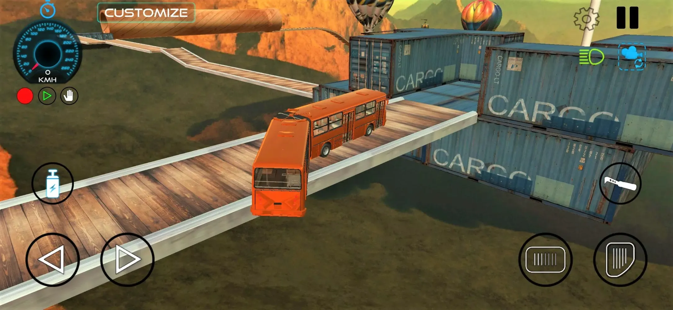 Capturas de tela do Bus Simulator : Mega Ramp 2021