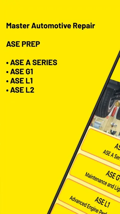 Tangkapan skrin Automotive Prep ASE