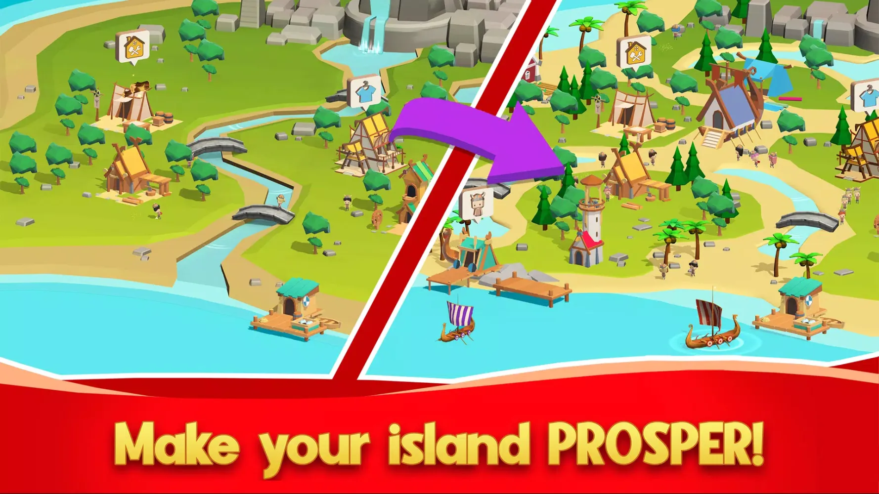 Capturas de pantalla de Idle Vikings Tycoon