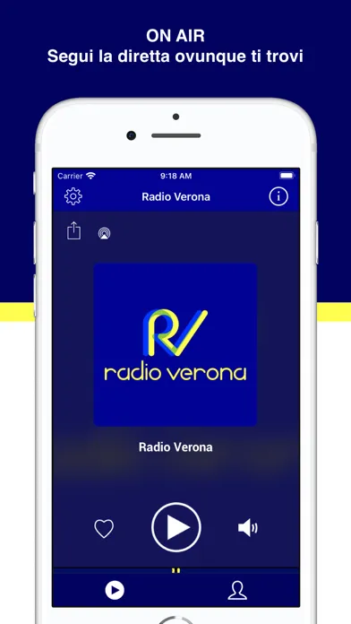 Ảnh chụp màn hình của Radio Verona