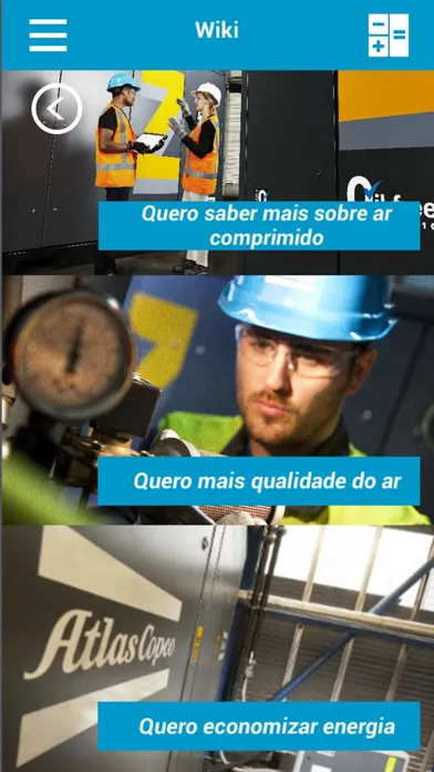 Ảnh chụp màn hình của Atlas Copco AIRSolution