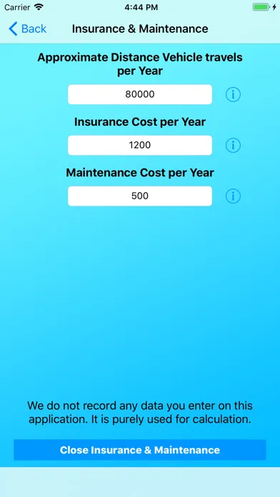 صور Trip Calculator