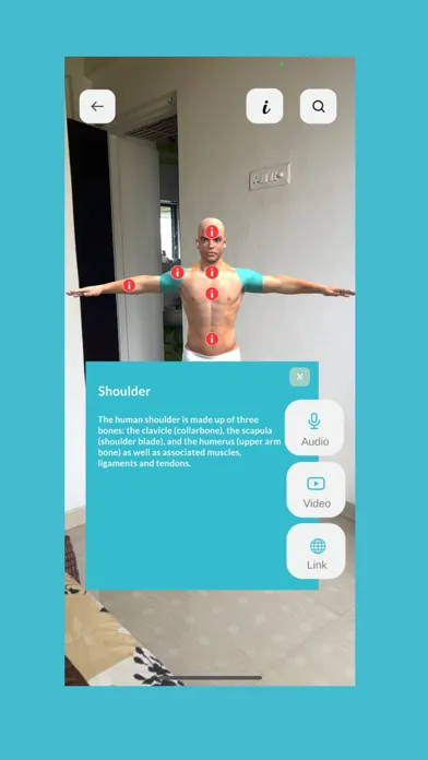 ภาพหน้าจอของ Human Anatomy AR