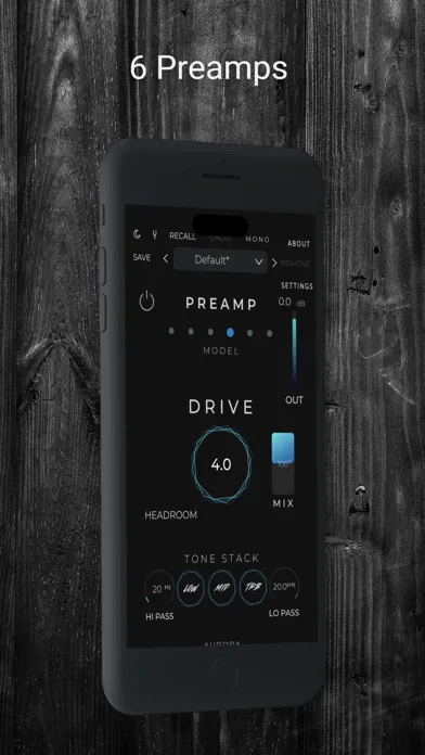Capturas de pantalla de Rhino - Guitar Amp Sim