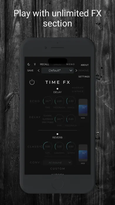 Capturas de pantalla de Rhino - Guitar Amp Sim