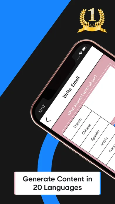 Tangkapan skrin Ai Content Writer
