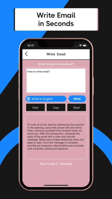Tangkapan skrin Ai Content Writer