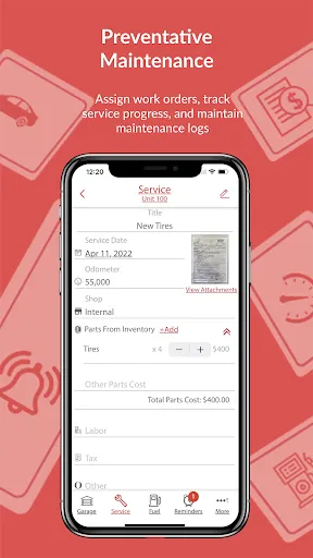 تصاویر AUTOsist Fleet Maintenance App