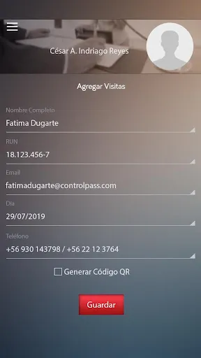 Tangkapan skrin Control Pass