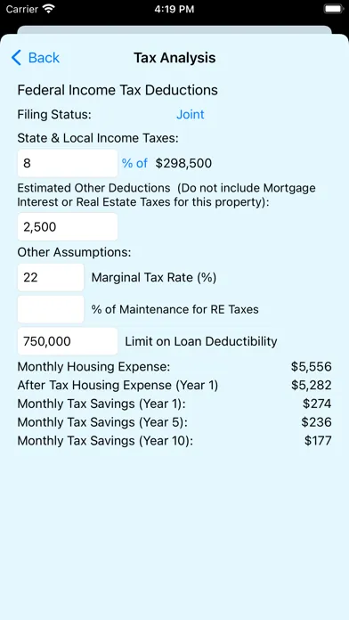 Screenshot di MortQ Mortgage Qualifier
