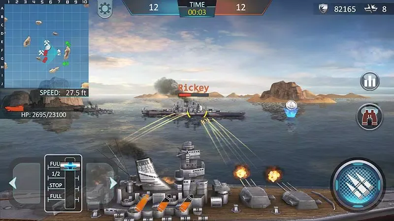 Warship Attack 3D Screenshots
