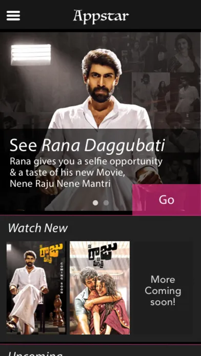 Ảnh chụp màn hình của AppStar: Meet The Movie Stars