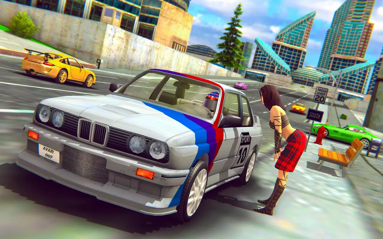 Flying Taxi Simulator Car Game应用截图