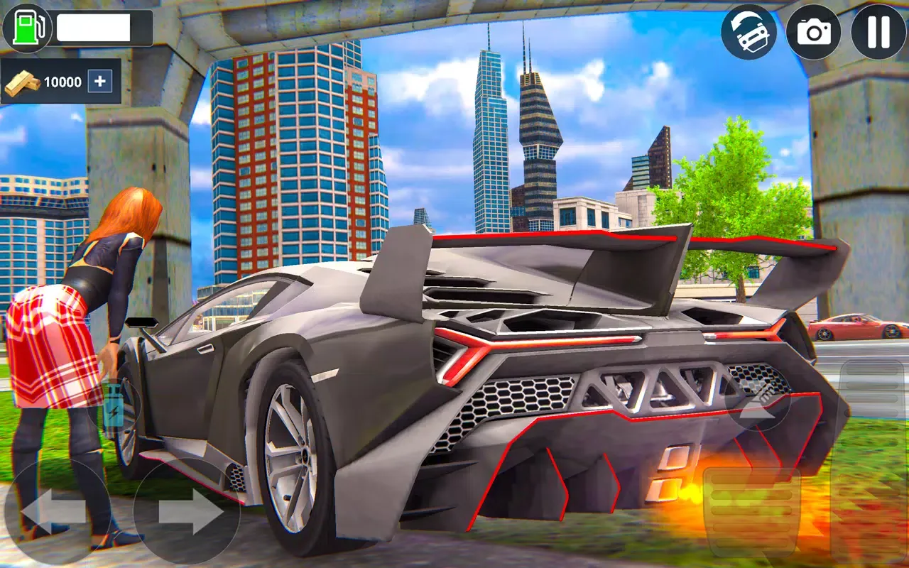Flying Taxi Simulator Car Game应用截图