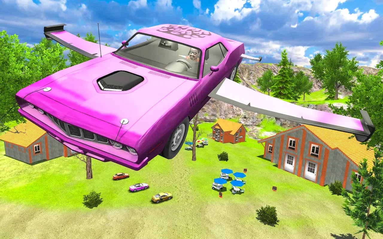 Flying Taxi Simulator Car Game应用截图