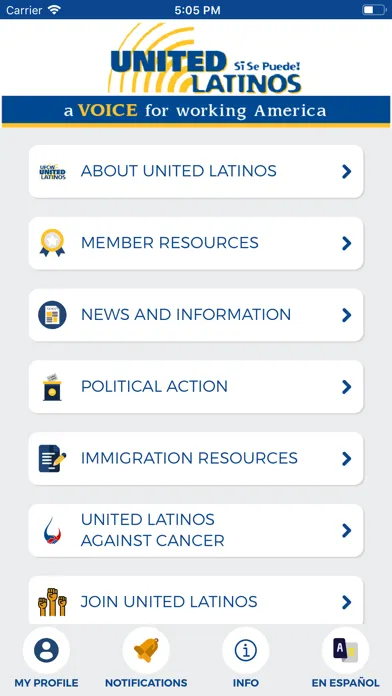 United Latinos Ekran Görüntüleri