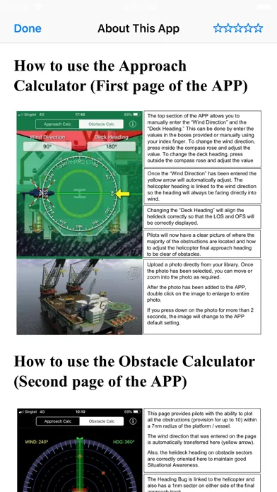 Скриншоты Offshore Safe Approach Calc