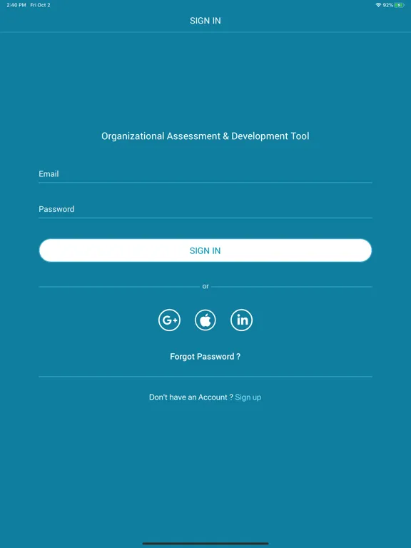 Screenshot di Organizational Development App iPad 