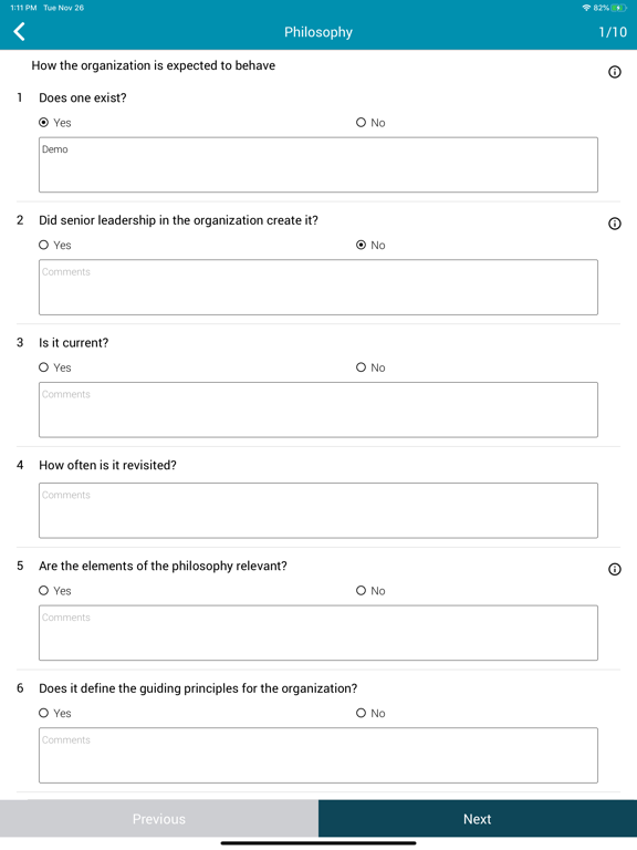 Organizational Development App iPad  Ekran Görüntüleri