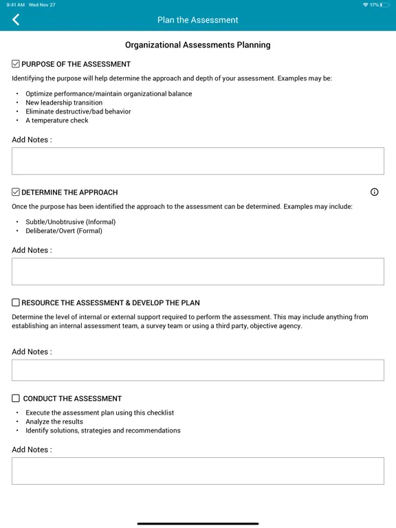 Screenshot di Organizational Development App iPad 