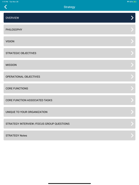 Organizational Development App iPad  Ekran Görüntüleri