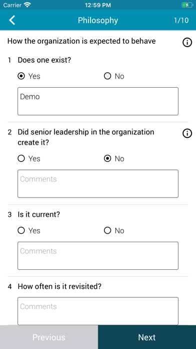 Organizational Development App Ekran Görüntüleri