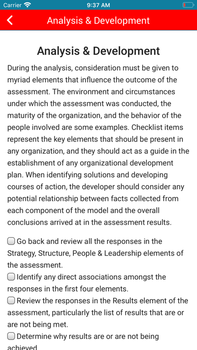 Organizational Development App Ekran Görüntüleri