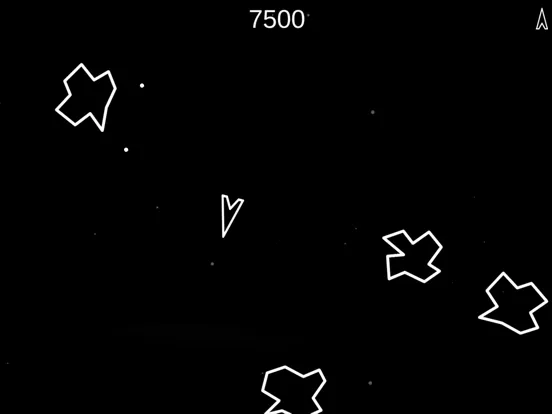 Asteroids -retro space shooter iPad  스크린샷
