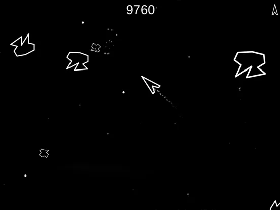 Asteroids -retro space shooter iPad  스크린샷