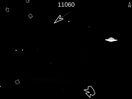 Asteroids -retro space shooter iPad  스크린샷